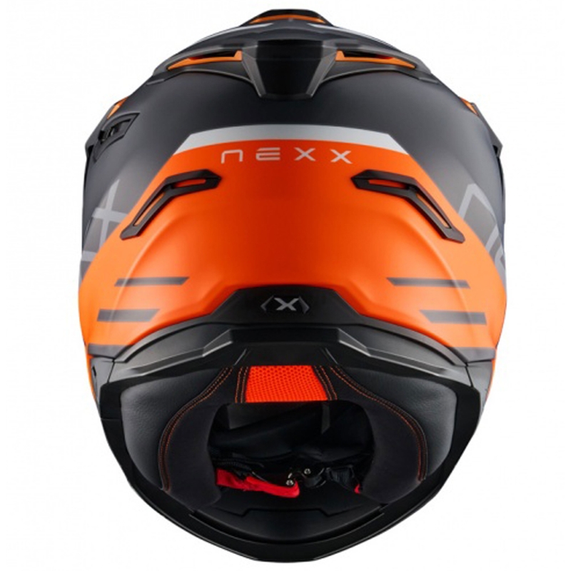 Kask motocyklowy enduro NEXX Y.TRAVL Quest matowy pomarańczowy - II. jakość wyprzedaż