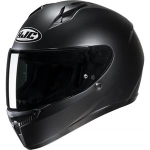 HJC C10 Solid półpłaski kask motocyklowy integralny czarny - II. jakość