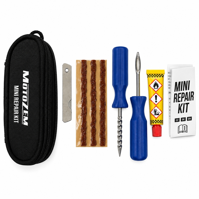 Mini zestaw naprawczy MotoZem czarny