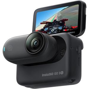 Kamera sportowa Insta360 GO 3S z kamerą POV do kasku motocyklowego, czarna