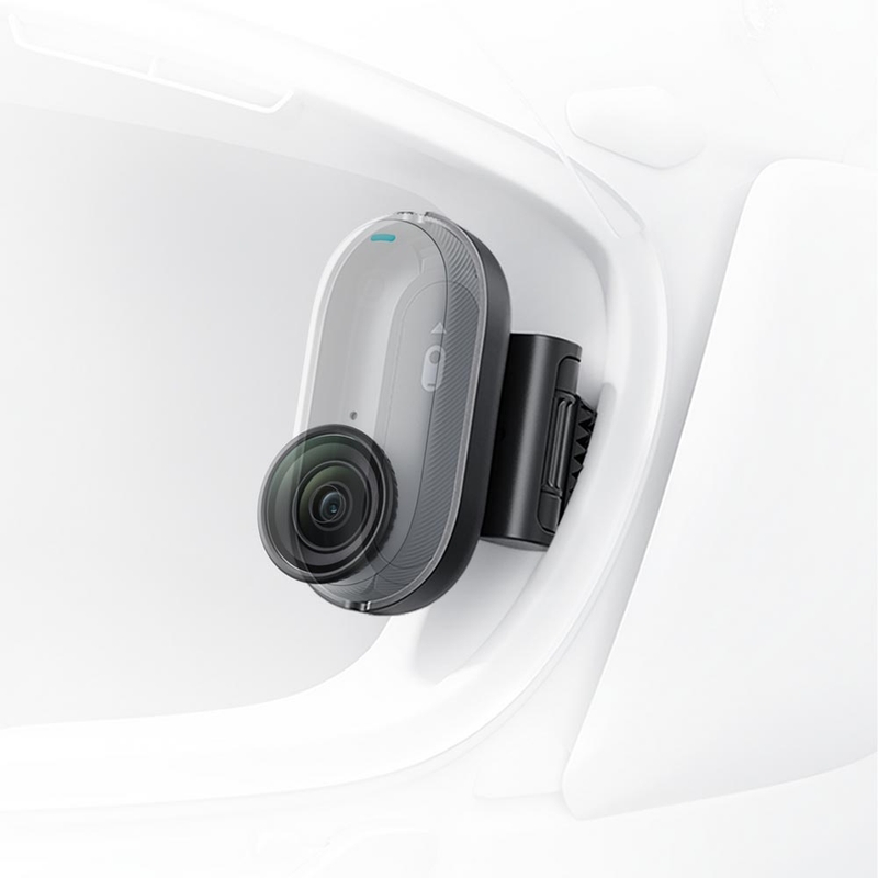 Kamera sportowa Insta360 GO 3S z kamerą POV do kasku motocyklowego, czarna