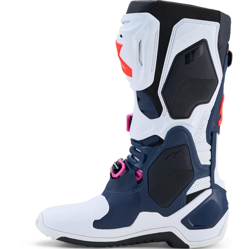 Buty motocrossowe Alpinestars TECH 10 Supervented w kolorze granatowo-biało-czarno-fioletowym