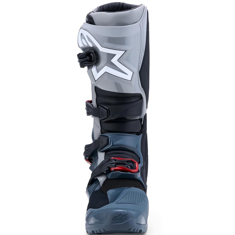 Buty motocyklowe Alpinestars TECH 7 Enduro Drystar w kolorze ciemnoszarym, jasnoszarym i czerwonym