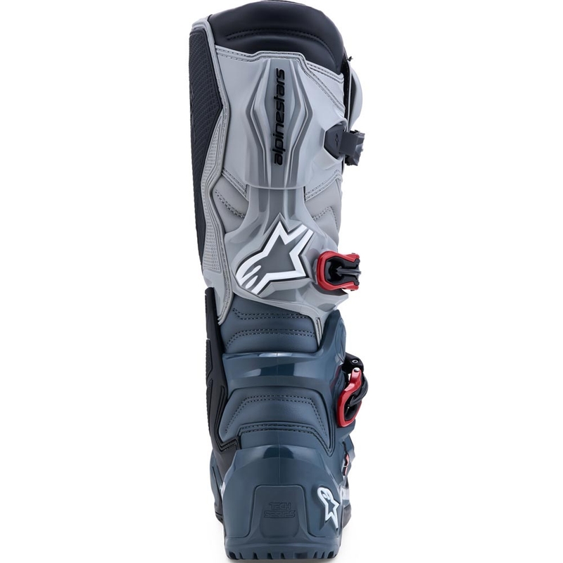 Buty motocyklowe Alpinestars TECH 7 Enduro Drystar w kolorze ciemnoszarym, jasnoszarym i czerwonym