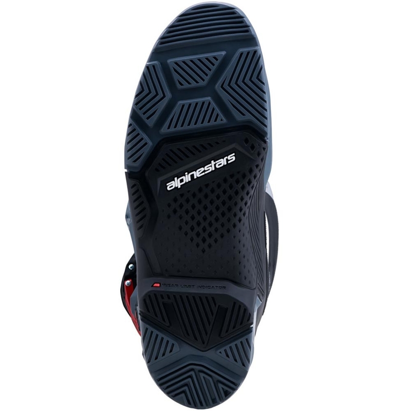 Buty motocyklowe Alpinestars TECH 7 Enduro Drystar w kolorze ciemnoszarym, jasnoszarym i czerwonym