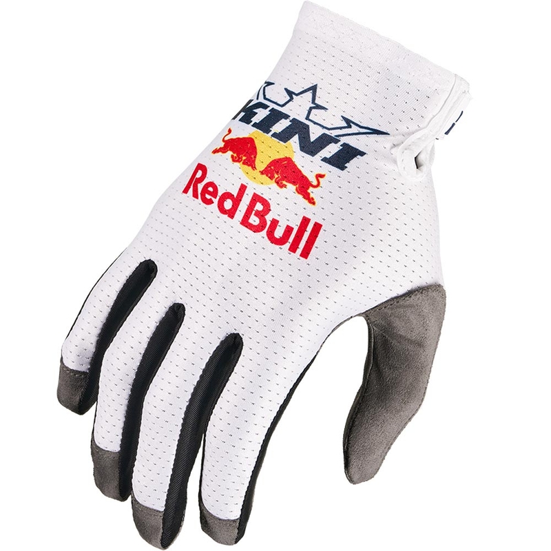 Rękawice motocrossowe KINI Red Bull 1.0 RXP białe