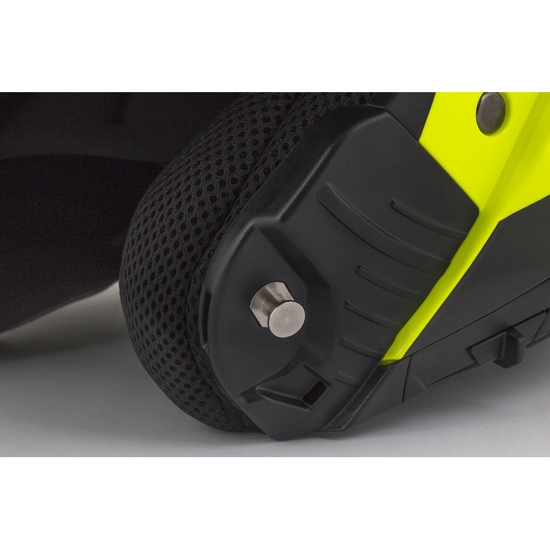 Szczękowy kask motocyklowy Cassida Compress 2.0 Refraction czarno-fluo żółty