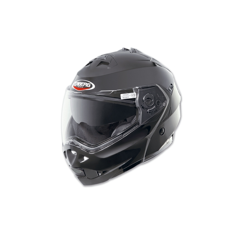 Kask motocyklowy CABERG Duke elegancki czarny błyszczący sprzedaż wyprzedaż