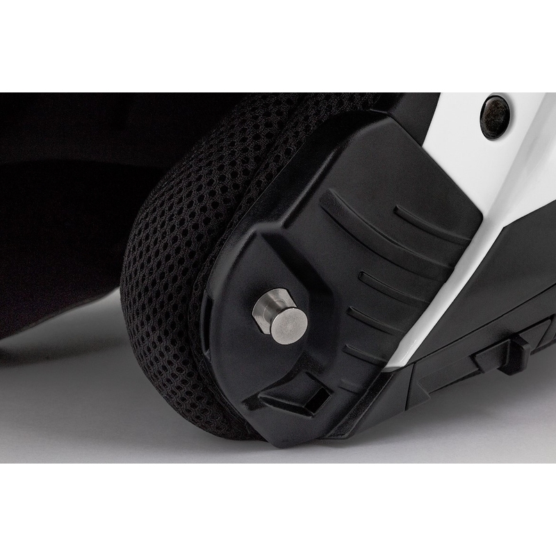 Szczękowy kask motocyklowy Cassida Compress 2.0 Refraction biało-czarno-fluo żółty