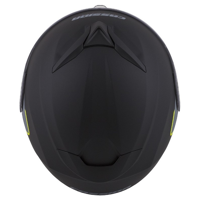 Szczękowy kask motocyklowy Cassida Compress 2.0 Refraction czarno-szaro-fluo żółty wyprzedaż