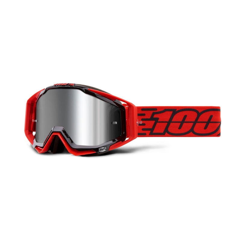 Gogle 100% RACECRAFT PLUS Toro (srebrna szyba)