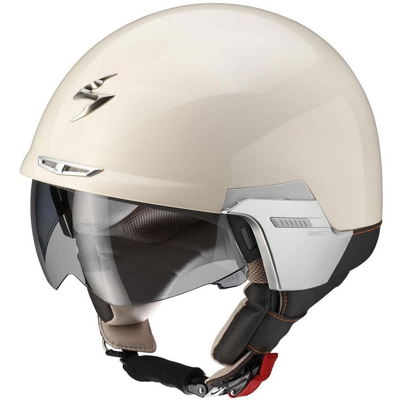Otwarty kask motocyklowy Scorpion EXO-100 Padova II beżowy - II. jakość