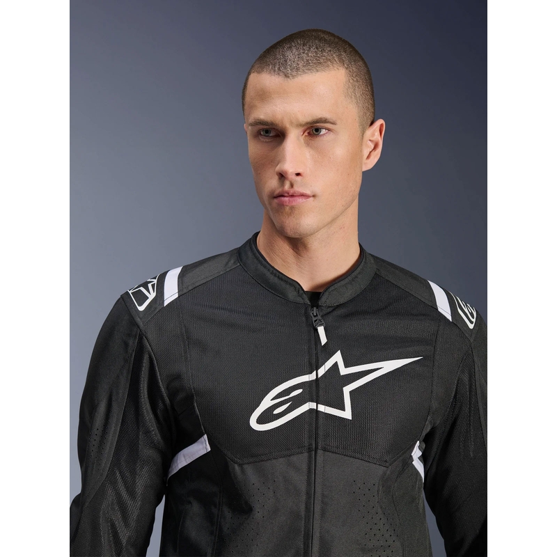 Kurtka motocyklowa Alpinestars T-SPS Air V2 czarno-biała