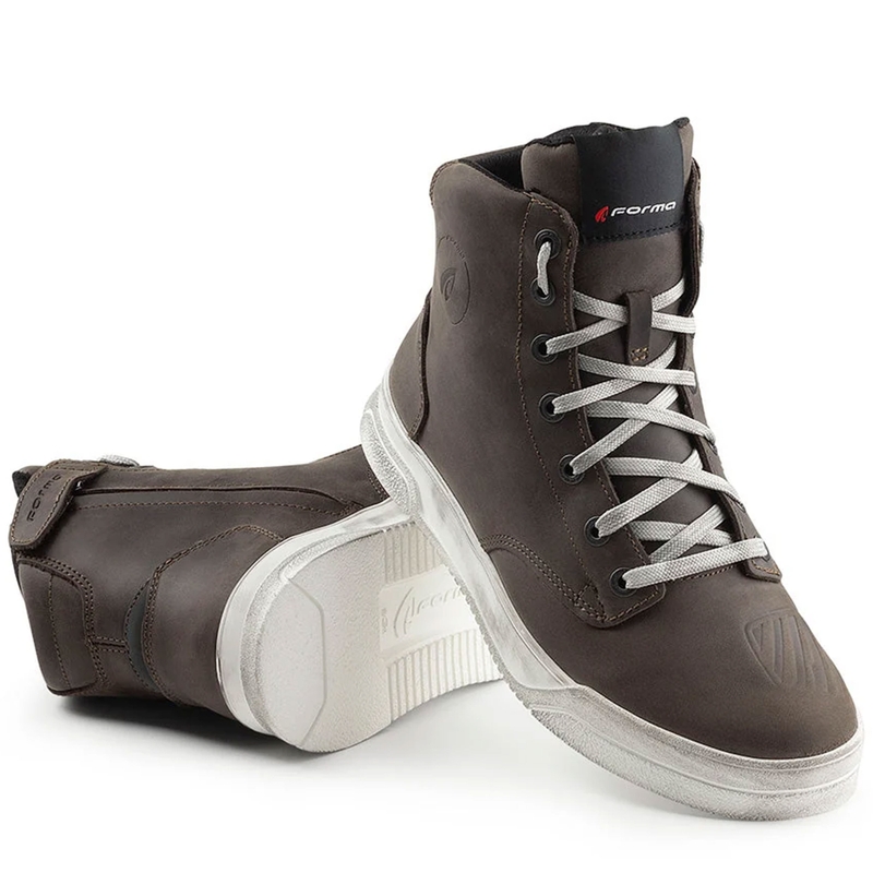 Brązowe buty motocyklowe Forma City Dry