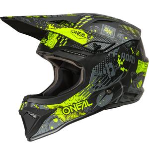 Kask motocrossowy O'Neal 1SRS Vibrant matt black-fluo yellow