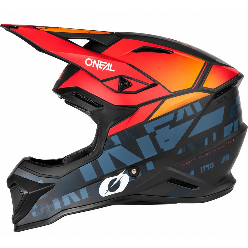 Kask motocrossowy O'Neal 1SRS Voltixx matowy czarno-pomarańczowy