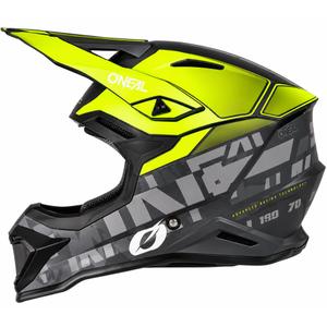 Kask motocrossowy O'Neal 1SRS Voltixx matowy czarno-fluo żółty