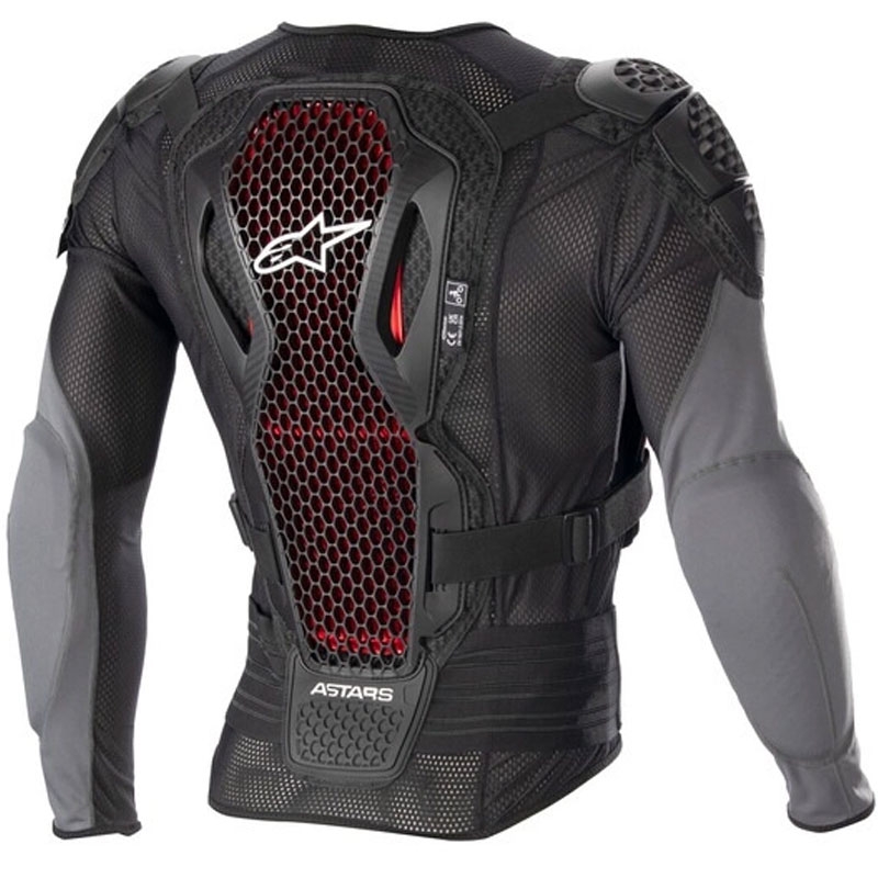Alpinestars Bionic Plus 2 ochraniacz na ciało czarno-szaro-czerwony