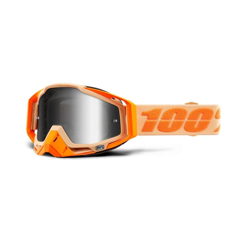 Gogle 100% RACECRAFT Sahara (srebrna lustrzana szyba)