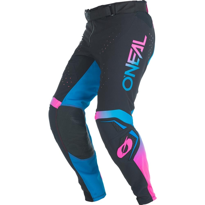 Spodnie motocrossowe O'Neal Prodigy Five Six czarno-neonowo-różowe