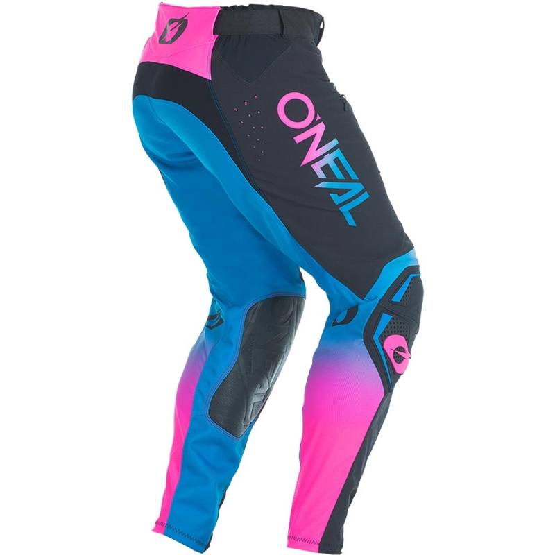 Spodnie motocrossowe O'Neal Prodigy Five Six czarno-neonowo-różowe