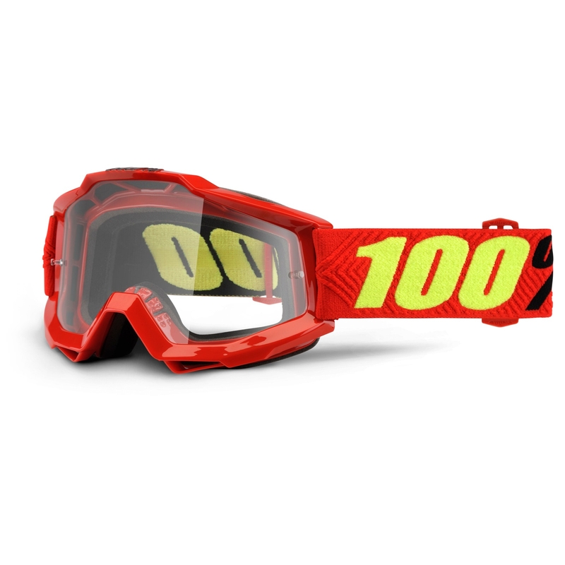 Gogle 100% Accuri OTG Saarinen (przezroczysta szyba)