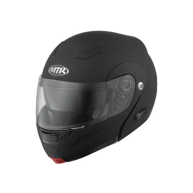 Pochylanie kasku na motocyklu MTR-K12 czarny mat