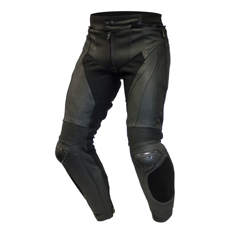 Skórzane spodnie motocyklowe Ozone Volt czarne