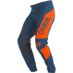 Spodnie motocrossowe O'Neal Mayhem Paint w kolorze niebiesko-pomarańczowym