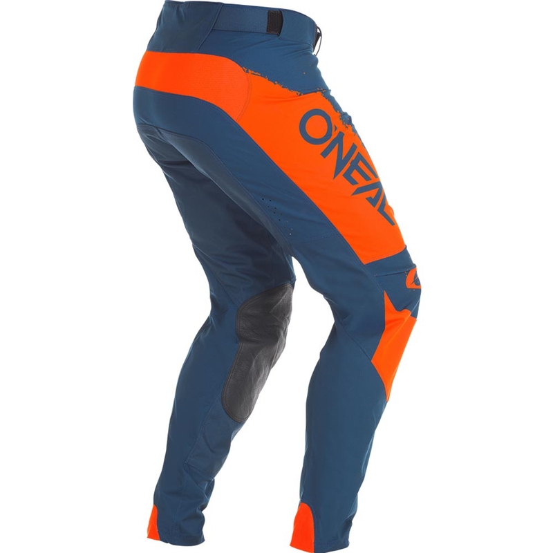 Spodnie motocrossowe O'Neal Mayhem Paint w kolorze niebiesko-pomarańczowym