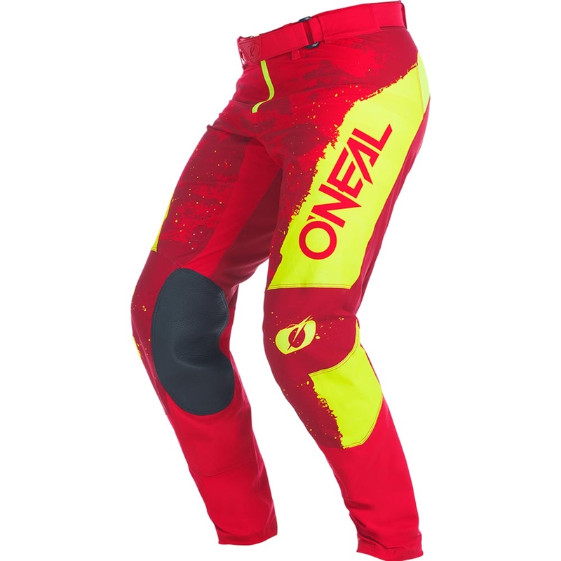 Spodnie motocrossowe O'Neal Mayhem Paint Red-Neon Yellow