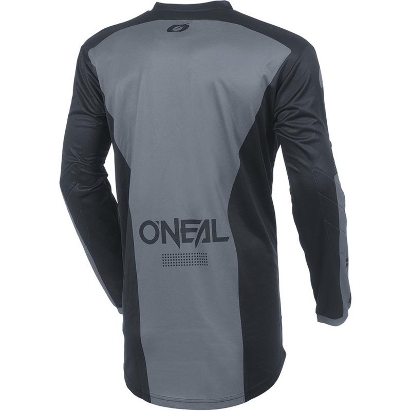 Koszulka motocrossowa O'Neal Element Racewear czarno-szara