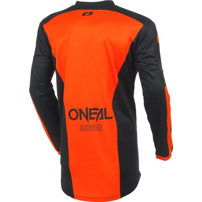Koszulka motocrossowa O'Neal Element Racewear czarno-pomarańczowa