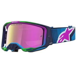 Gogle motocrossowe Alpinestars Vision 8 Maven niebiesko-fioletowe