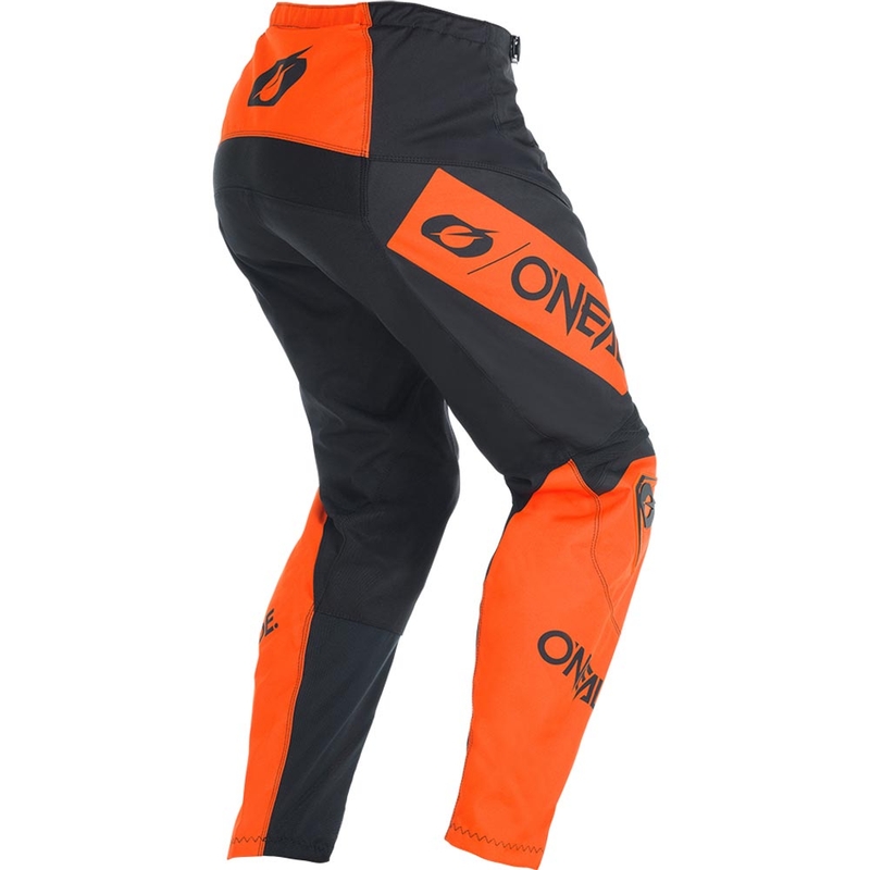 Spodnie motocrossowe O'Neal Element Racewear czarno-pomarańczowe