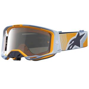 Gogle motocrossowe Alpinestars Vision 8 Maven niebiesko-pomarańczowe