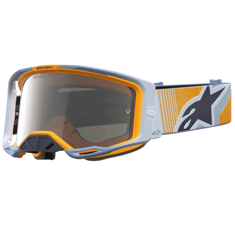Gogle motocrossowe Alpinestars Vision 8 Maven niebiesko-pomarańczowe