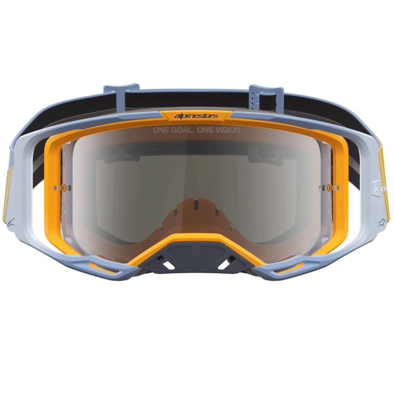 Gogle motocrossowe Alpinestars Vision 8 Maven niebiesko-pomarańczowe