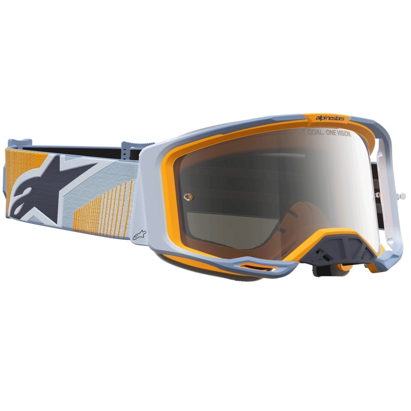 Gogle motocrossowe Alpinestars Vision 8 Maven niebiesko-pomarańczowe