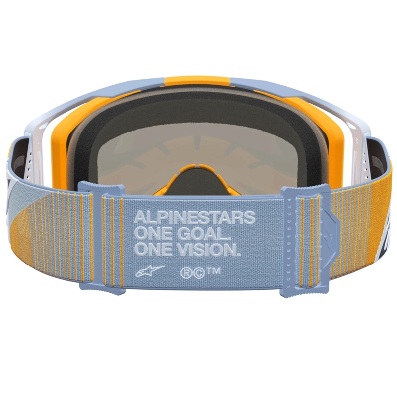 Gogle motocrossowe Alpinestars Vision 8 Maven niebiesko-pomarańczowe