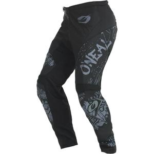 Spodnie motocrossowe O'Neal Element Rancid czarno-szare