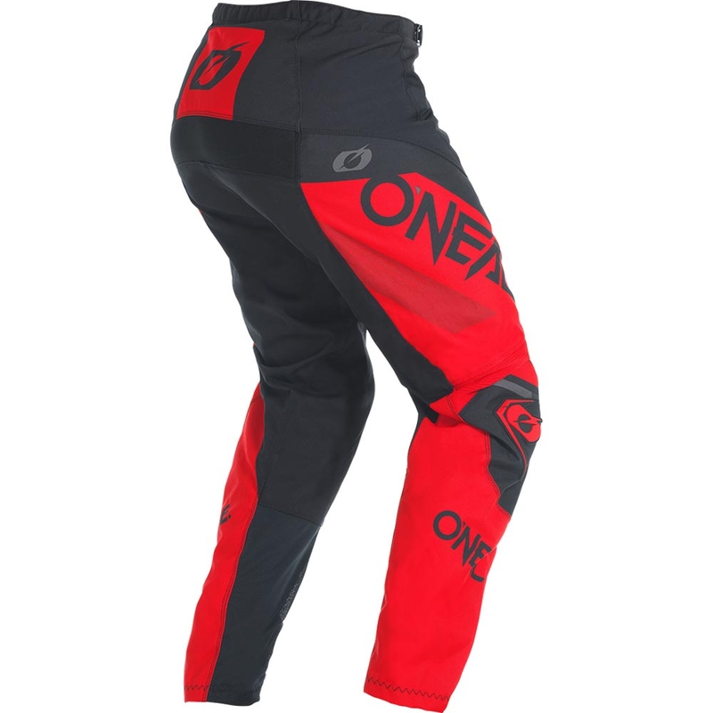 Spodnie motocrossowe O'Neal Element Factor czarno-czerwone