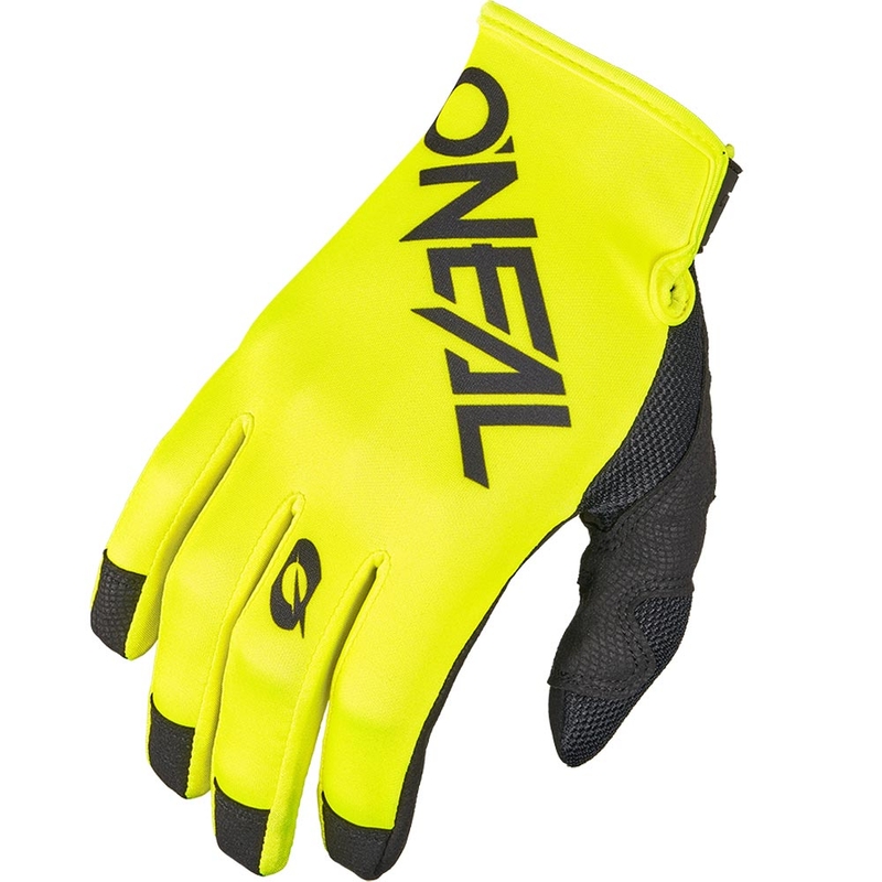 Rękawice motocrossowe O'Neal Mayhem Rider w kolorze fluorescencyjnym żółtym