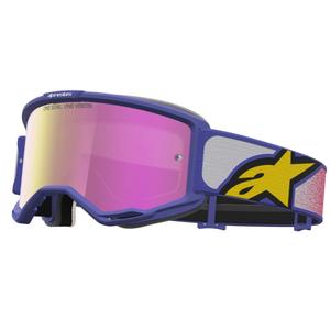 Okulary motocrossowe Alpinestars Vision 5 Drag czerwono-fioletowe