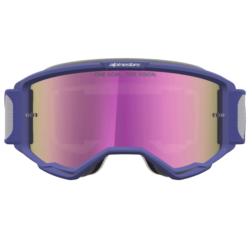 Okulary motocrossowe Alpinestars Vision 5 Drag czerwono-fioletowe