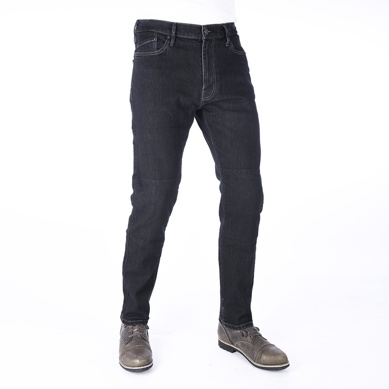Jeansy motocyklowe Oxford Original Approved Slim Fit czarne
