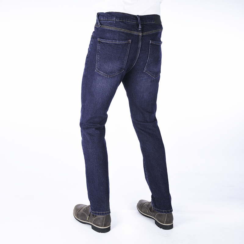 Jeansy motocyklowe Oxford Original Approved Slim Fit niebieskie