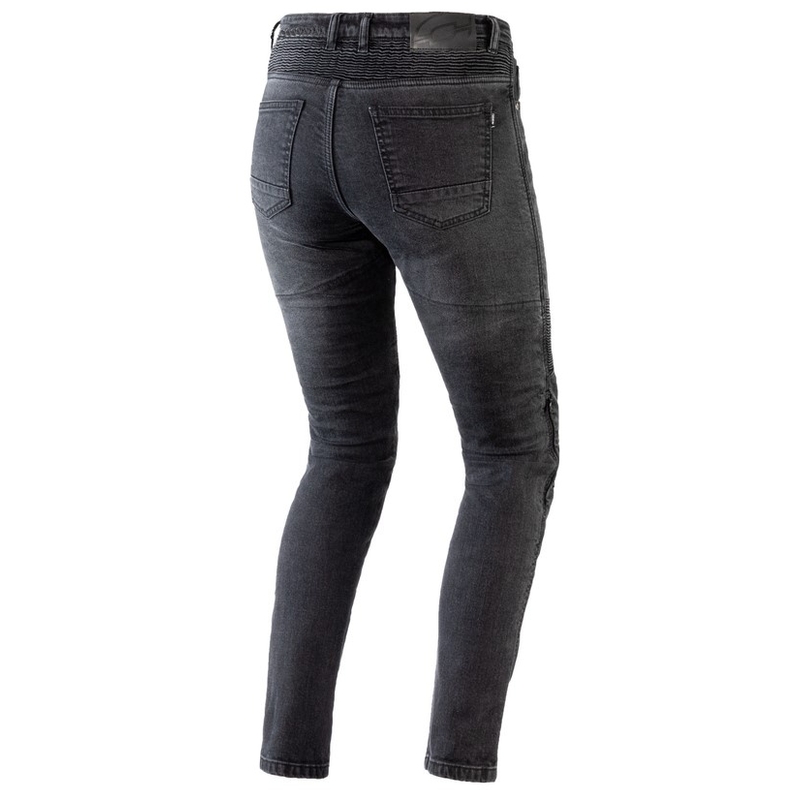 Damskie jeansy motocyklowe Ozone Agness II czarne