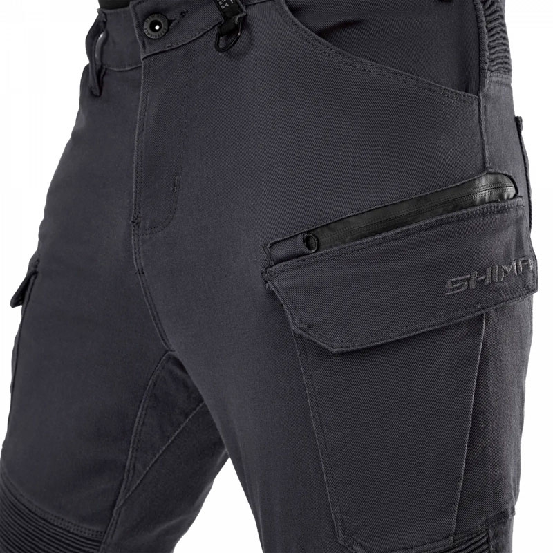 Spodnie motocyklowe Shima Giro 3.0, długie, szare