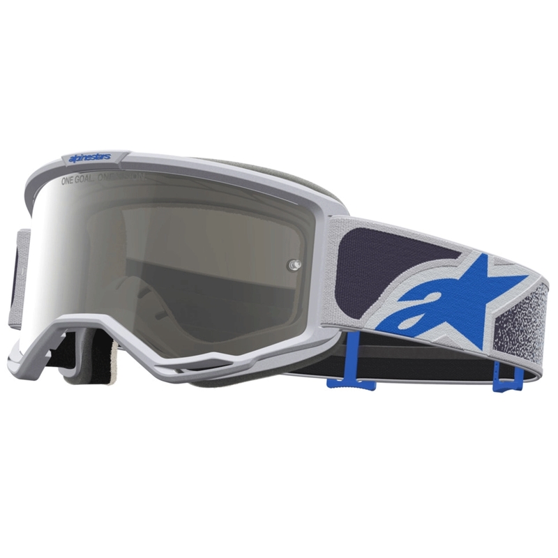 Gogle motocrossowe Alpinestars Vision 5 Drag jasnofioletowo-niebieskie